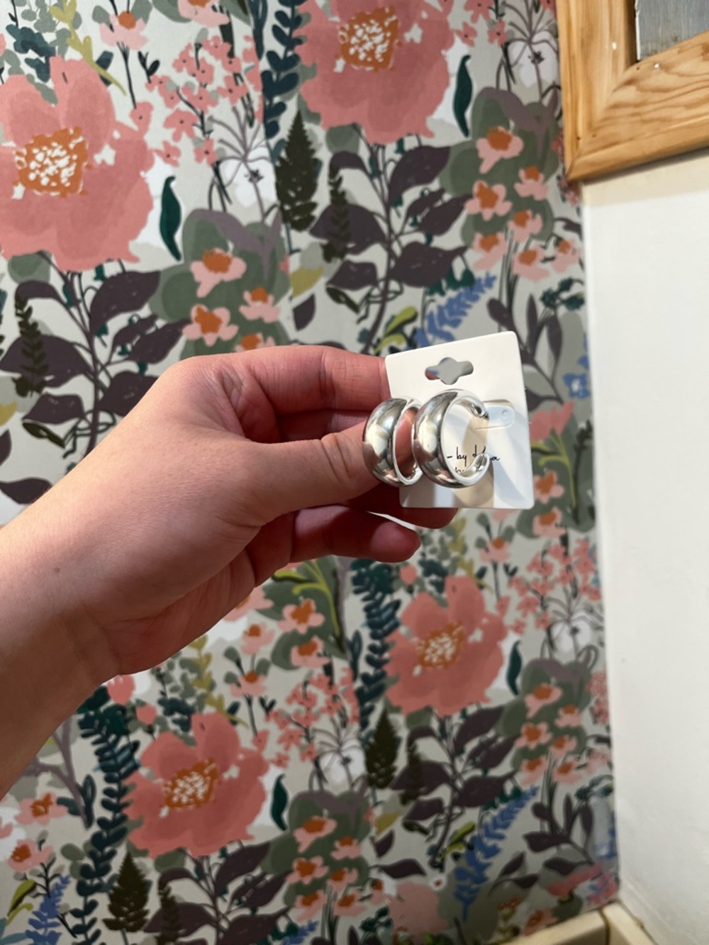 Silver Hoop Earrings - Classic Women's Jewelry